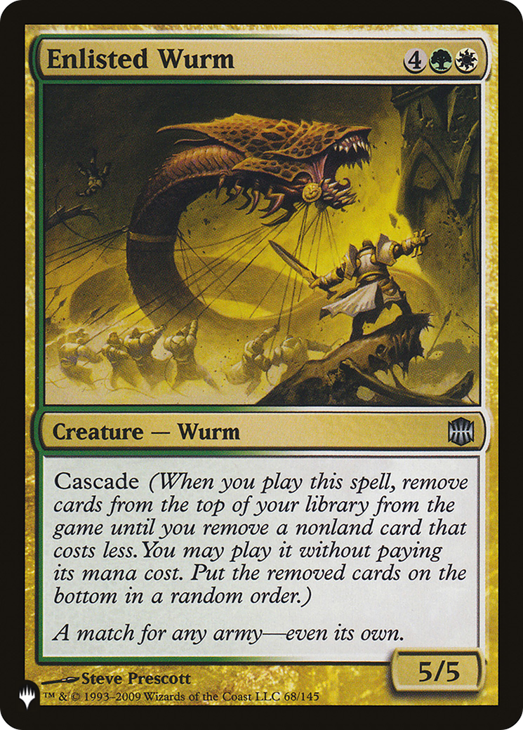 Enlisted Wurm [The List] | Lots Moore NSW