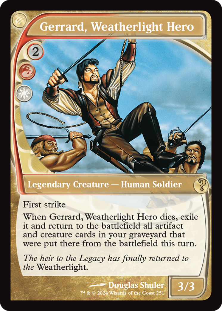 Gerrard, Weatherlight Hero (Future Sight) [Mystery Booster 2] | Lots Moore NSW