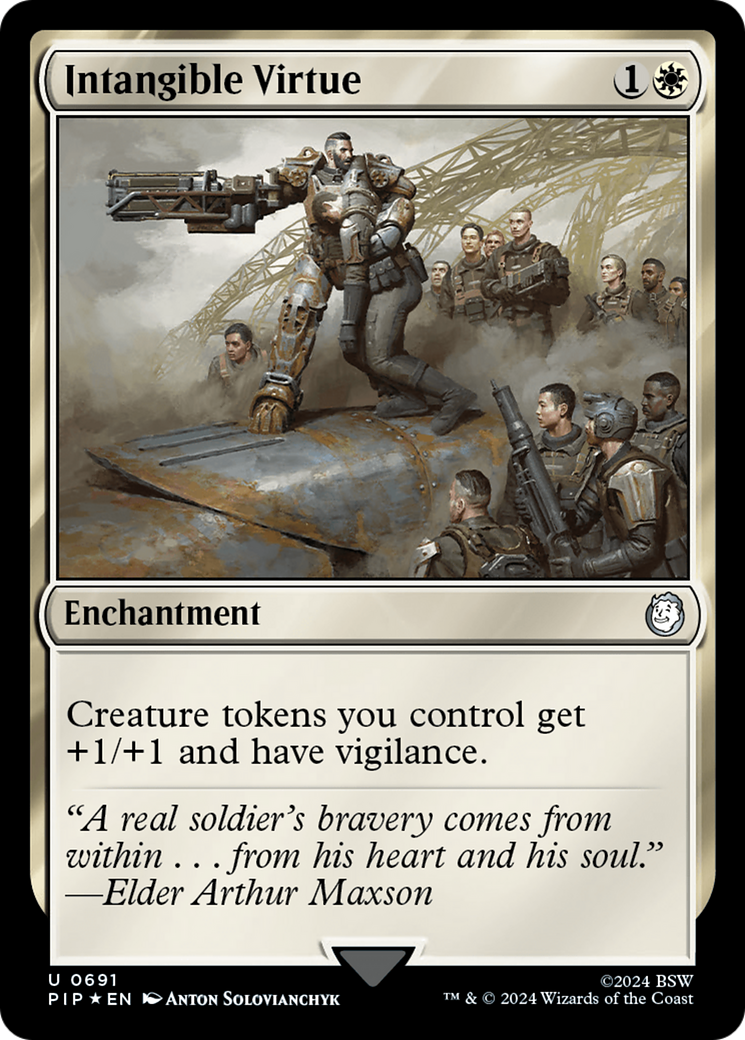Intangible Virtue (Surge Foil) [Fallout] | Lots Moore NSW