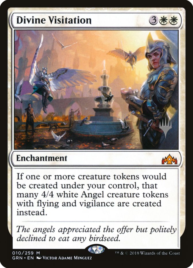 Divine Visitation (Promo Pack) [Guilds of Ravnica Promos] | Lots Moore NSW