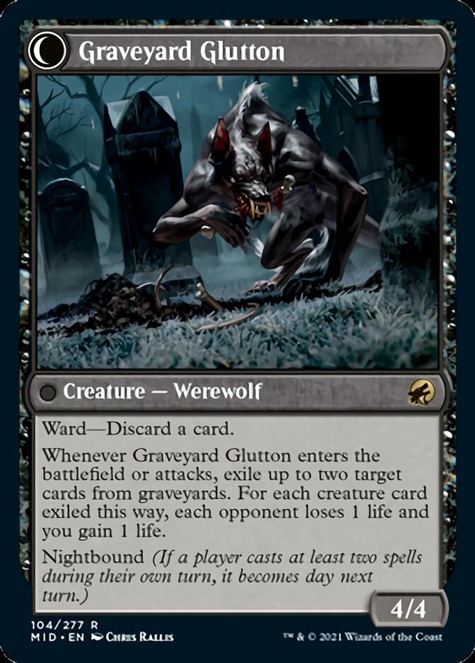 Graveyard Trespasser // Graveyard Glutton [Innistrad: Midnight Hunt] | Lots Moore NSW