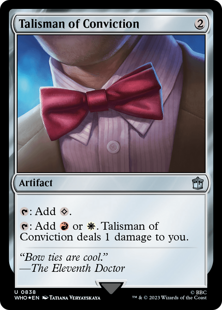 Talisman of Conviction (Surge Foil) [Doctor Who] | Lots Moore NSW