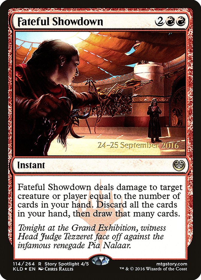 Fateful Showdown [Kaladesh Prerelease Promos] | Lots Moore NSW