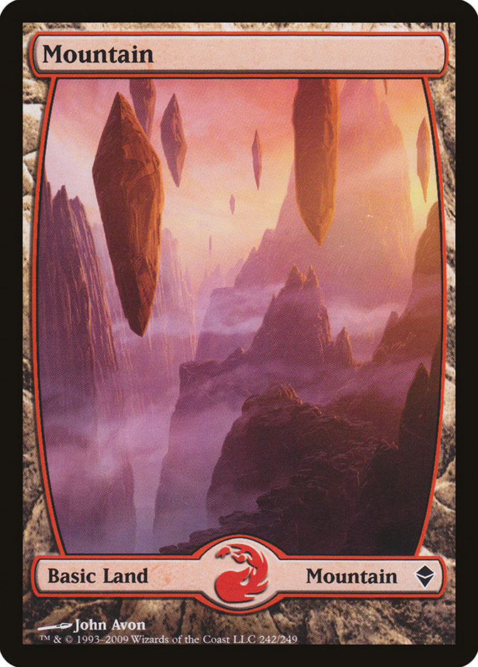 Mountain (242) [Zendikar] | Lots Moore NSW