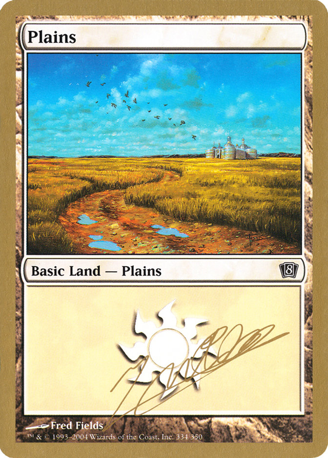 Plains (jn334) (Julien Nuijten) [World Championship Decks 2004] | Lots Moore NSW