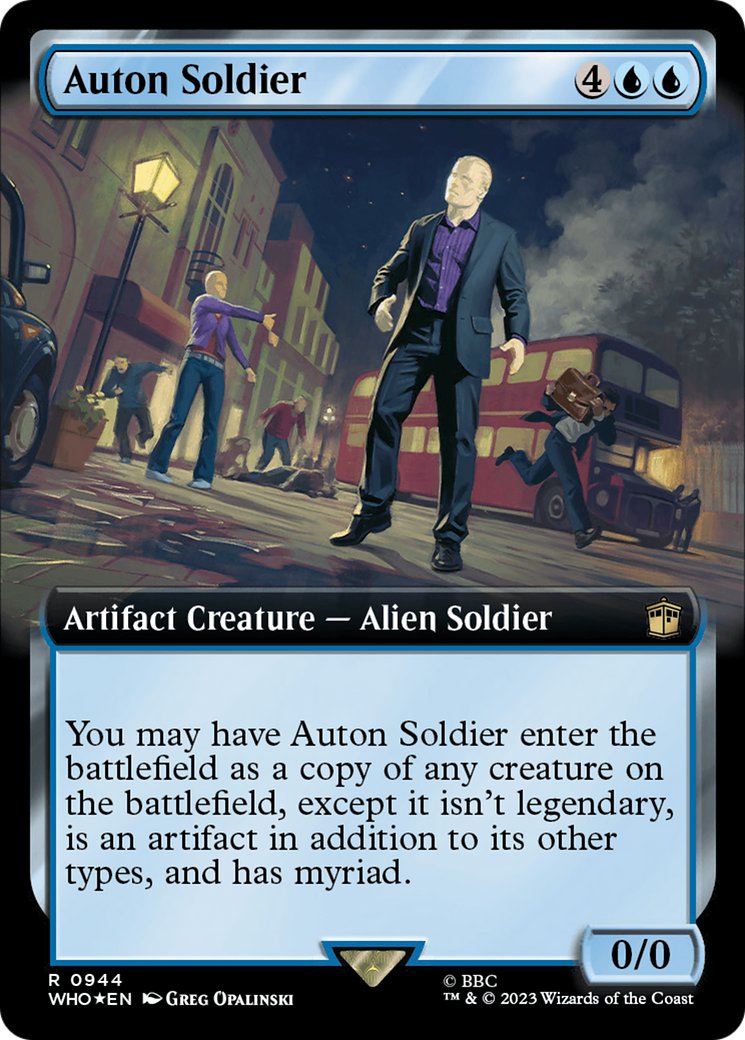 Auton Soldier (Extended Art) (Surge Foil) [Doctor Who] | Lots Moore NSW