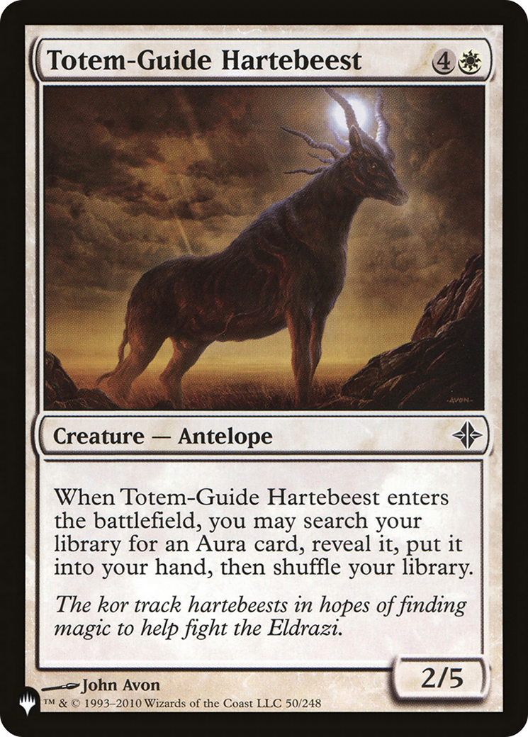 Totem-Guide Hartebeest [The List Reprints] | Lots Moore NSW