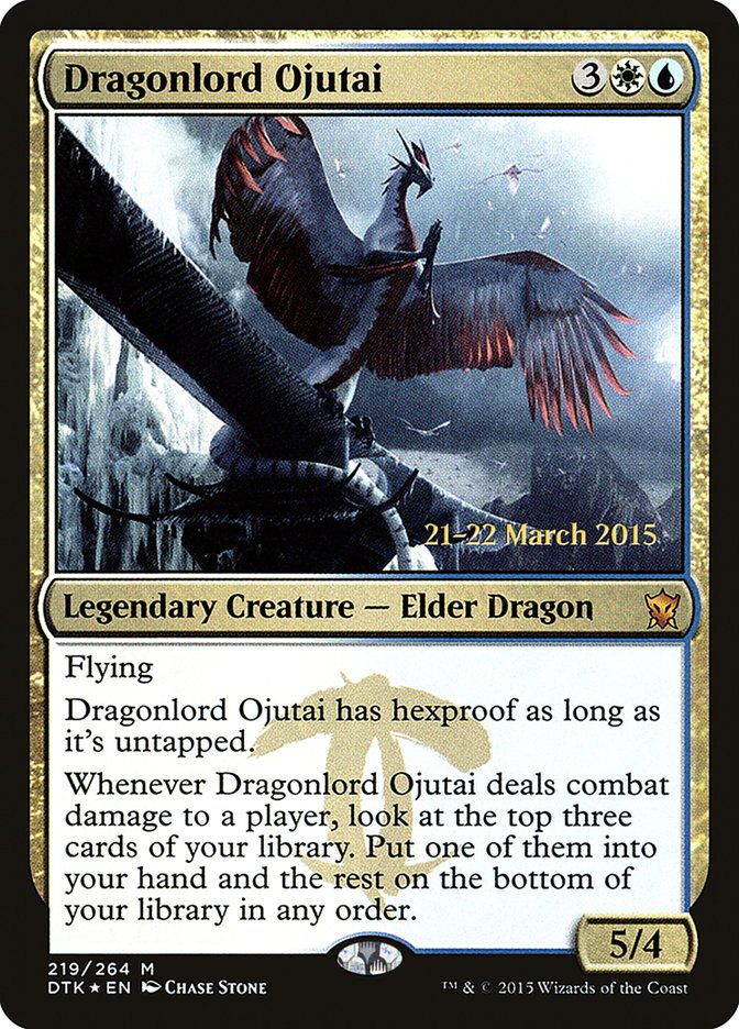Dragonlord Ojutai [Dragons of Tarkir Prerelease Promos] | Lots Moore NSW