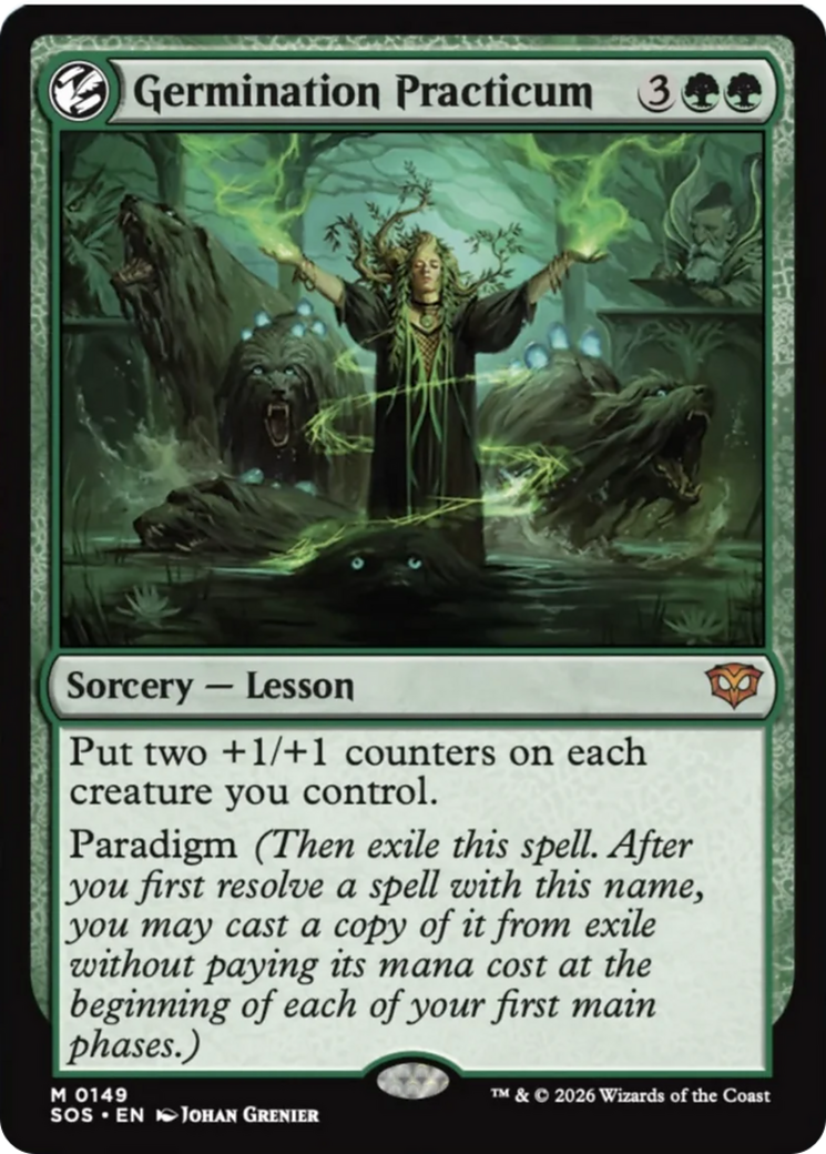 Germination Practicum [Secrets of Strixhaven] Magic: The Gathering | Lots Moore NSW