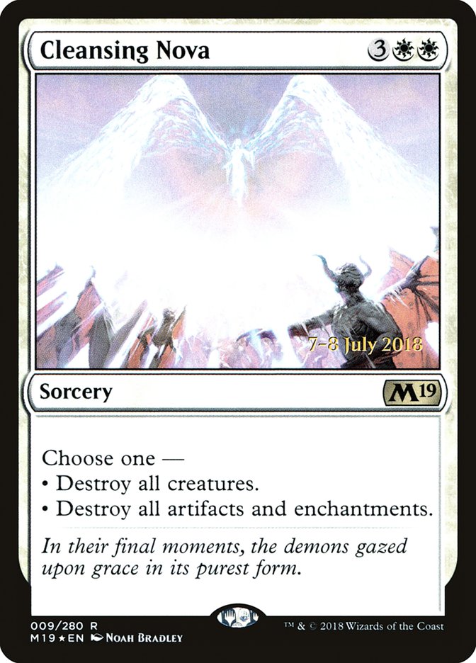 Cleansing Nova [Core Set 2019 Prerelease Promos] | Lots Moore NSW