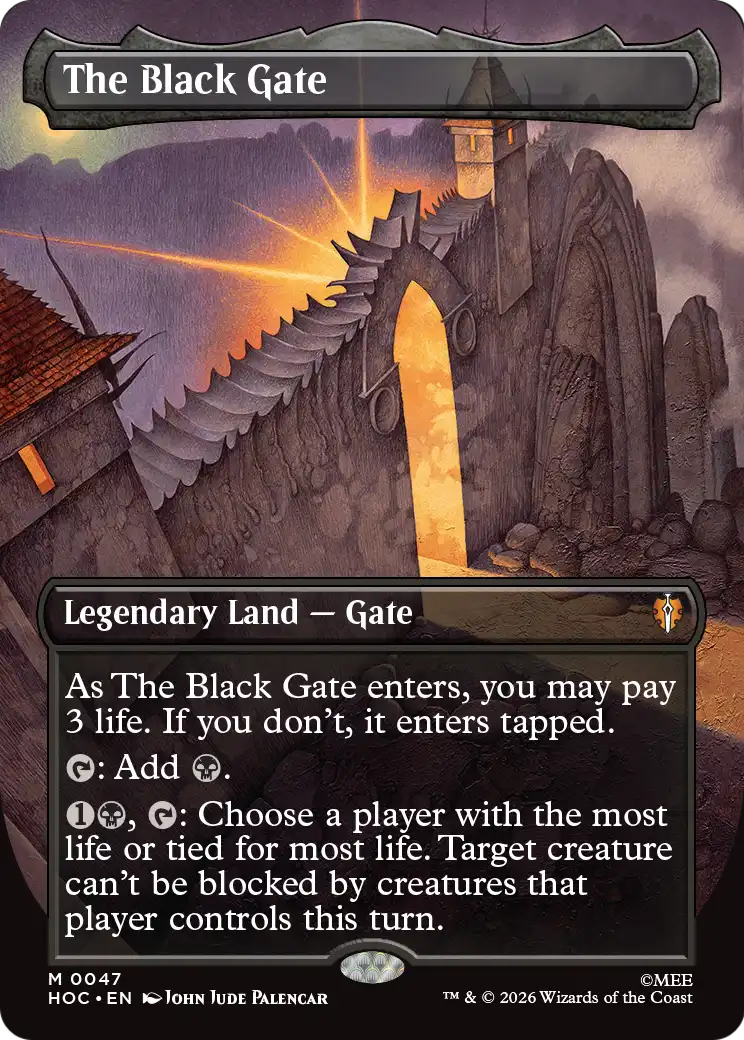 The Black Gate (Borderless) [The Hobbit: Eternal-Legal] | Lots Moore NSW