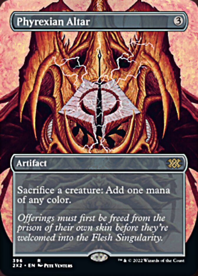 Phyrexian Altar (Borderless Alternate Art) [Double Masters 2022] | Lots Moore NSW