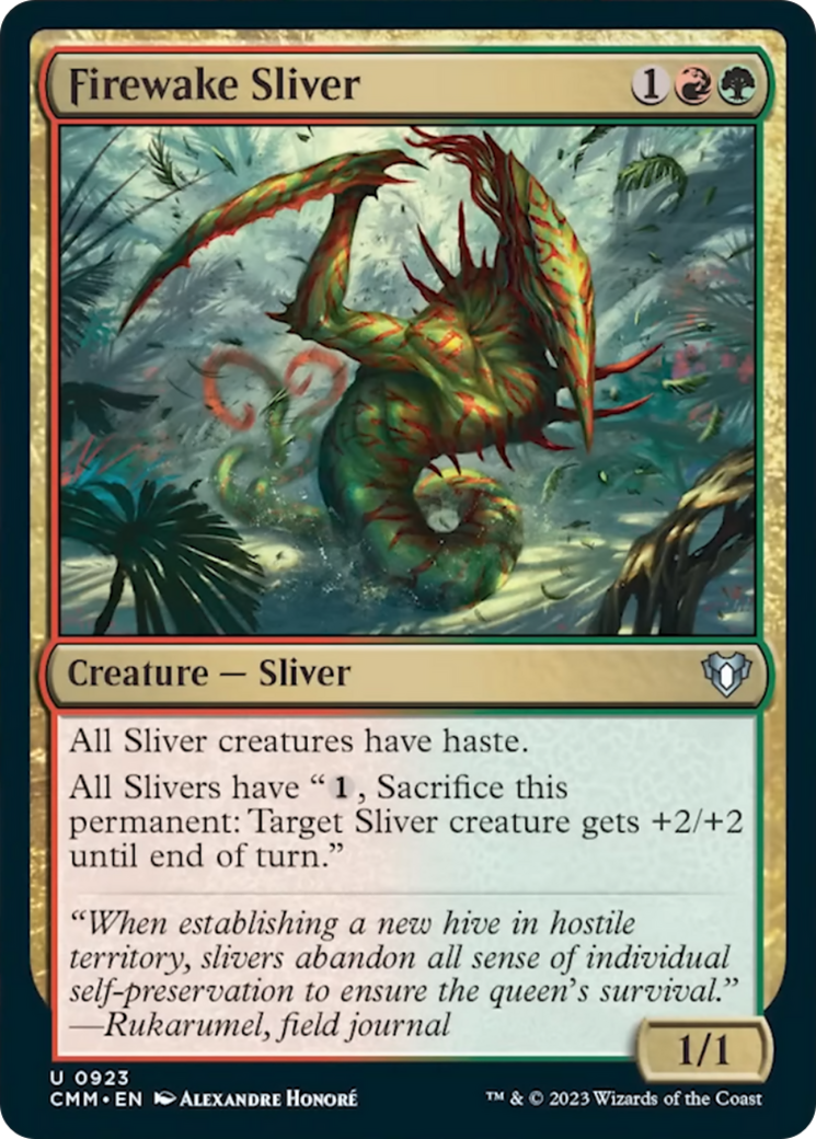 Firewake Sliver [Commander Masters] | Lots Moore NSW