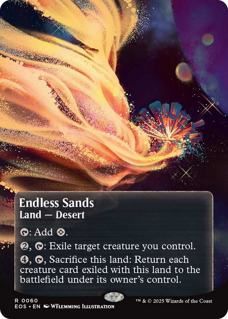 Endless Sands (0060) (Borderless) [Edge of Eternities: Stellar Sights] | Lots Moore NSW