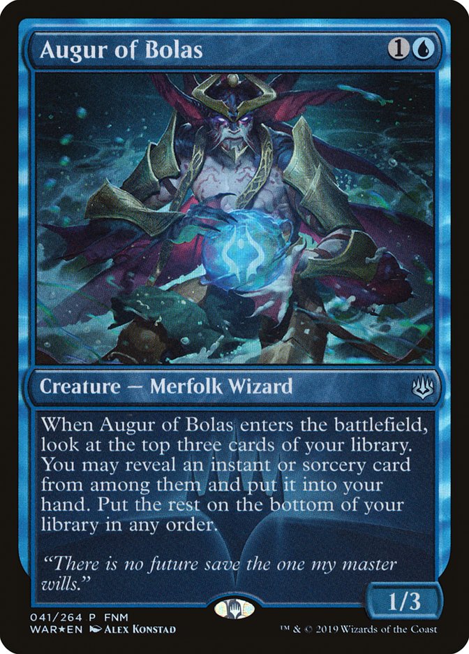 Augur of Bolas (FNM) [War of the Spark Promos] | Lots Moore NSW