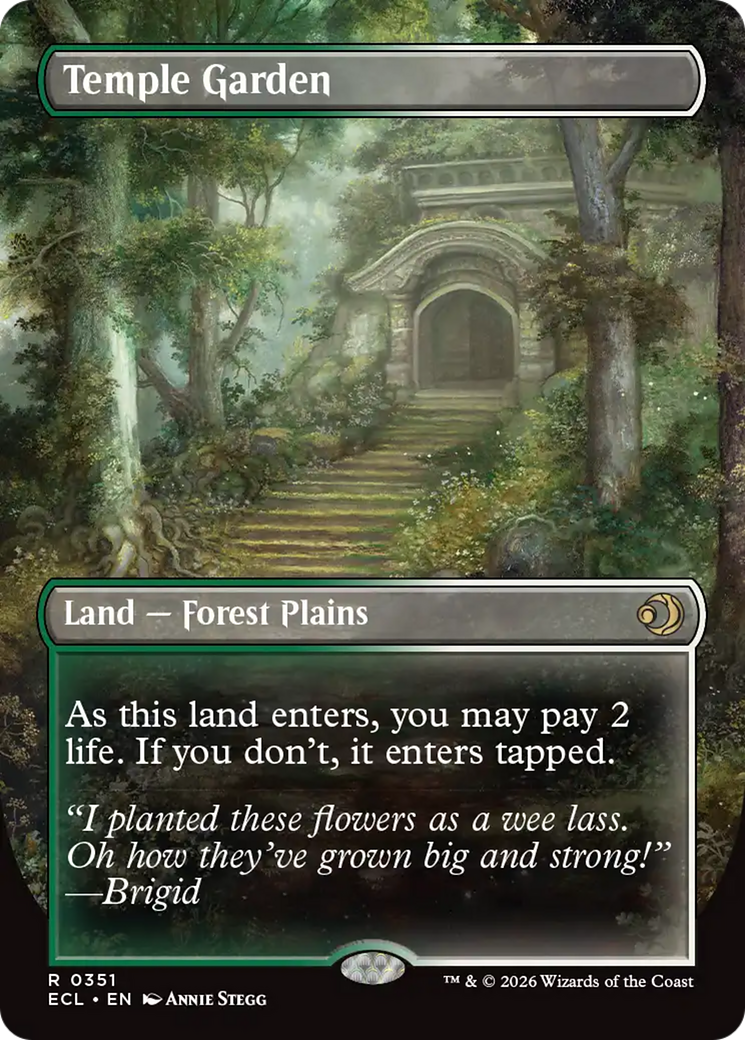 Temple Garden (Borderless) [Lorwyn Eclipsed] | Lots Moore NSW
