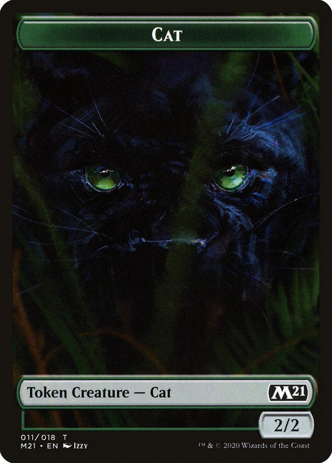 Cat Token (011/018) [Core Set 2021 Tokens] | Lots Moore NSW