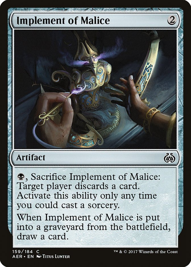 Implement of Malice [Aether Revolt] | Lots Moore NSW