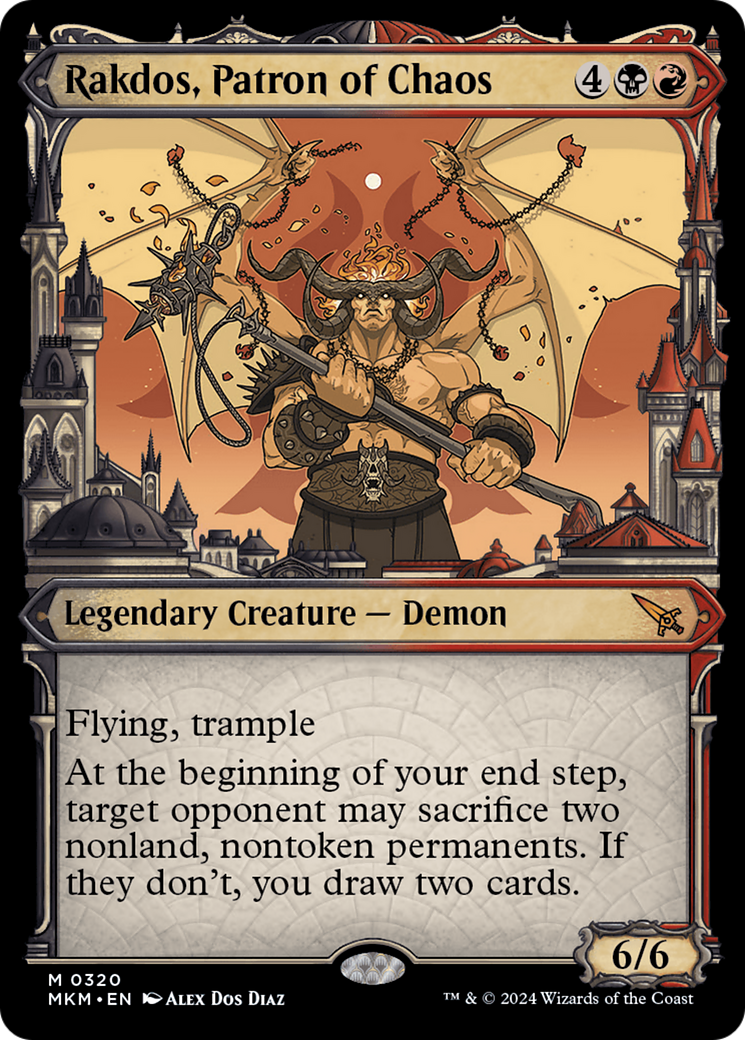 Rakdos, Patron of Chaos (Showcase) (0320) [Murders at Karlov Manor] | Lots Moore NSW