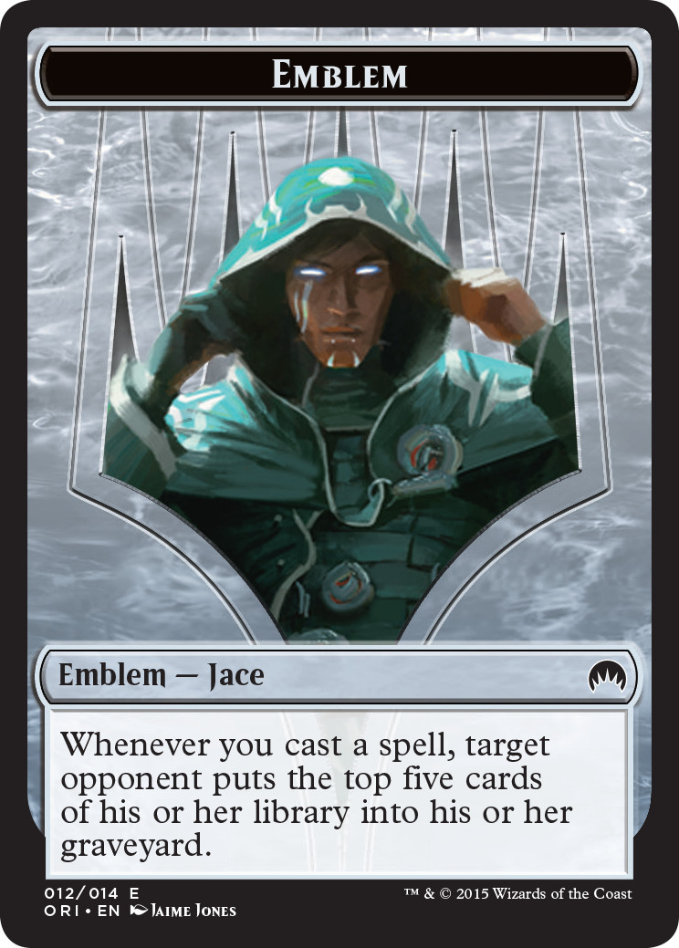 Pest // Jace, Telepath Unbound Emblem Double-Sided Token [Secret Lair: From Cute to Brute Tokens] | Lots Moore NSW