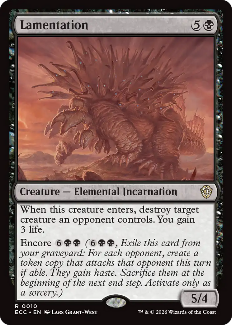 Lamentation [Lorwyn Eclipsed Commander] | Lots Moore NSW