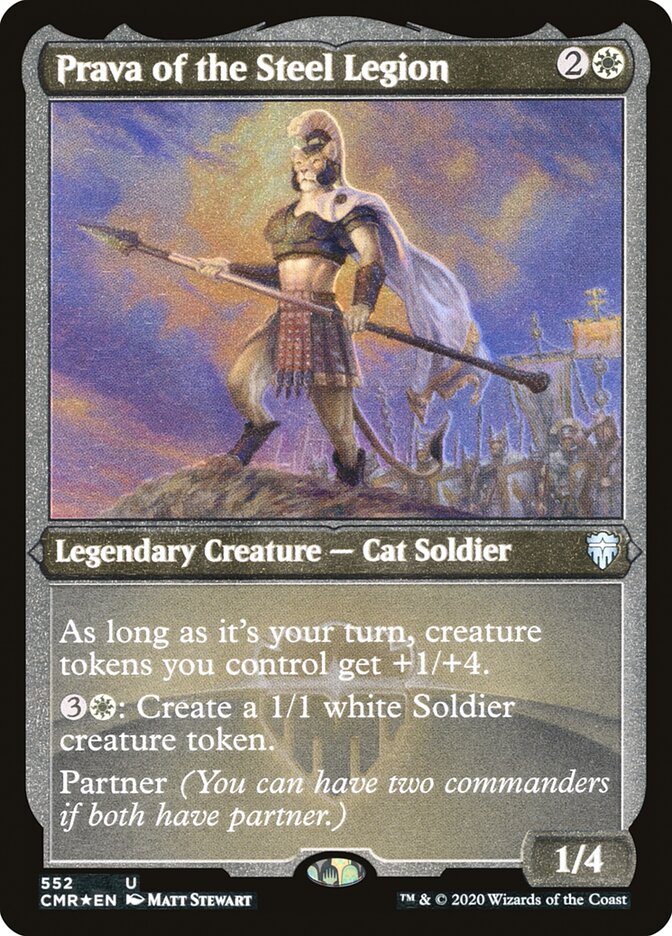 Prava of the Steel Legion (Etched) [Commander Legends] | Lots Moore NSW