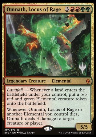 Omnath, Locus of Rage (Promo Pack) [Battle for Zendikar Promos] | Lots Moore NSW