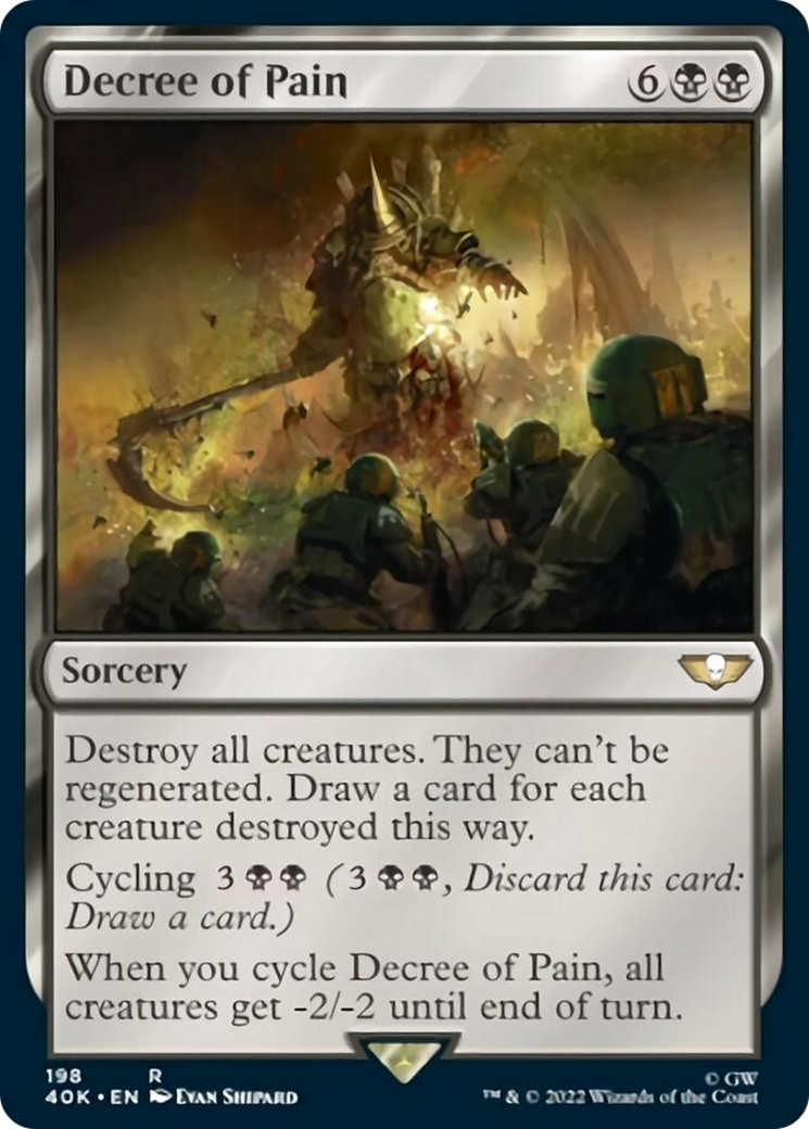 Decree of Pain (Surge Foil) [Warhammer 40,000] | Lots Moore NSW