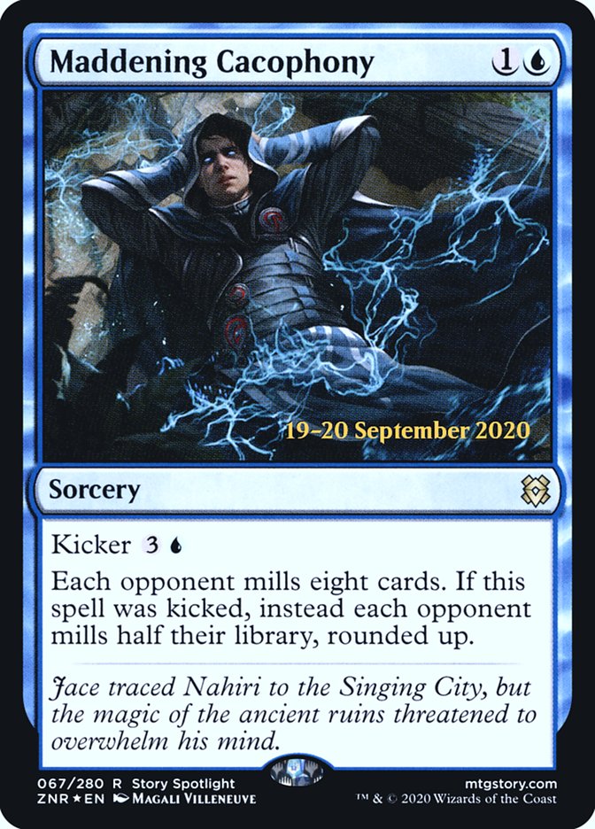 Maddening Cacophony [Zendikar Rising Prerelease Promos] | Lots Moore NSW