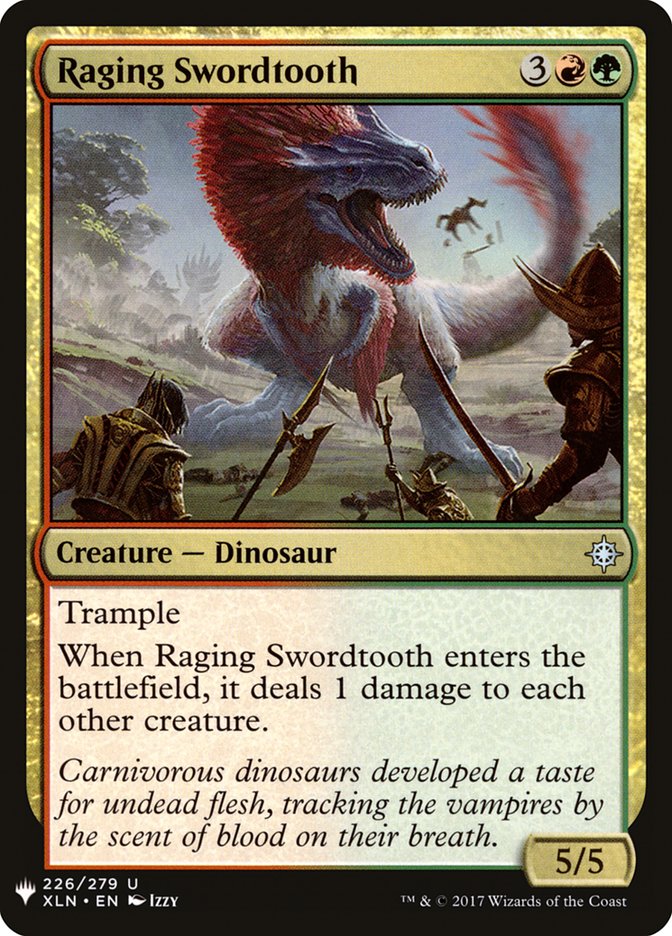 Raging Swordtooth [Mystery Booster] | Lots Moore NSW