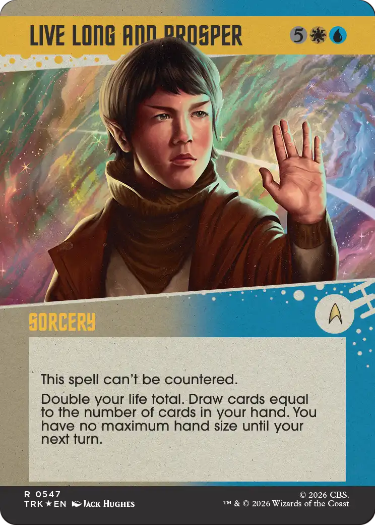 Live Long and Prosper (Showcase) (Surge Foil) [Star Trek] | Lots Moore NSW