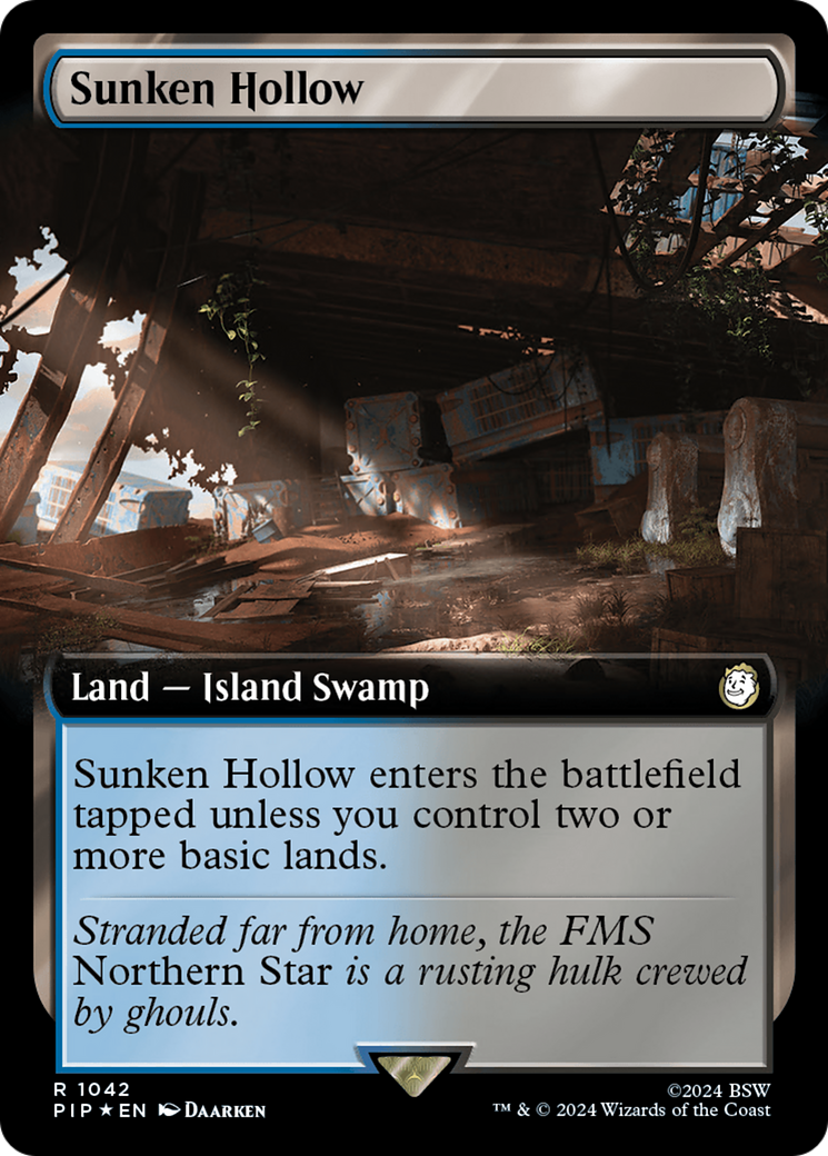 Sunken Hollow (Extended Art) (Surge Foil) [Fallout] | Lots Moore NSW