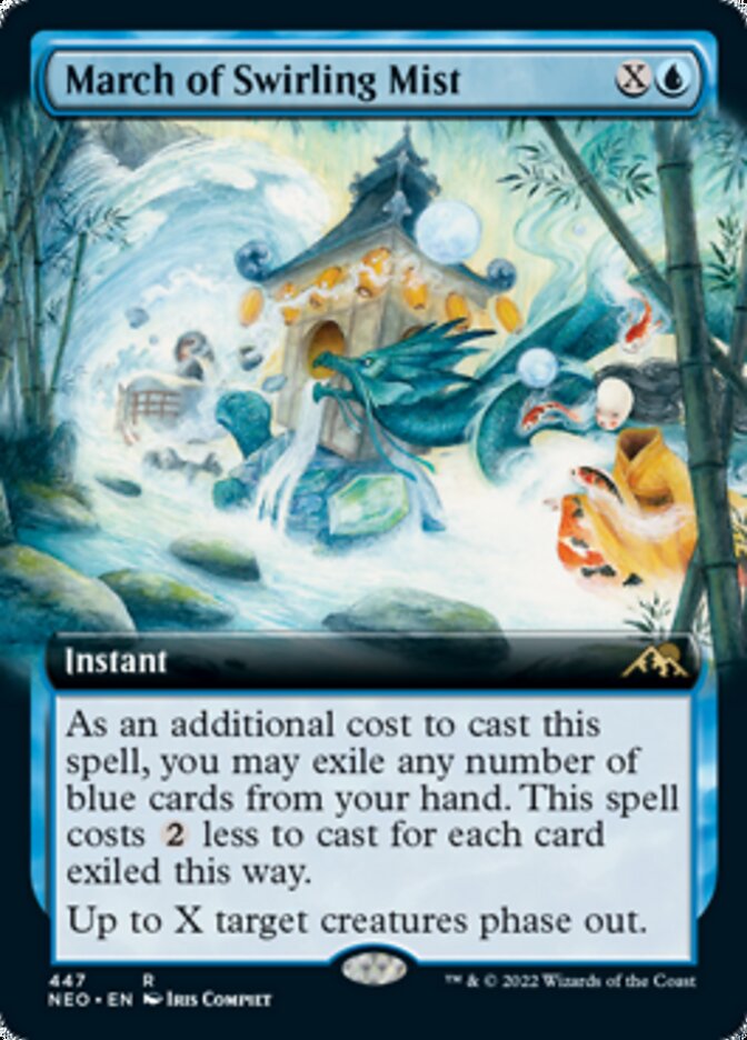 March of Swirling Mist (Extended Art) [Kamigawa: Neon Dynasty] | Lots Moore NSW