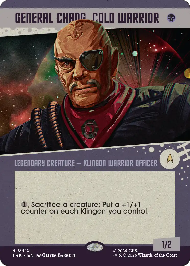 General Chang, Cold Warrior (0415) (Showcase) [Star Trek] | Lots Moore NSW