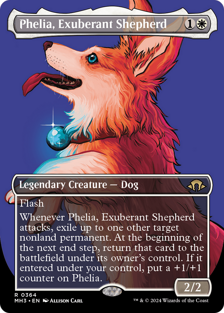 Phelia, Exuberant Shepherd (Borderless) [Modern Horizons 3] | Lots Moore NSW