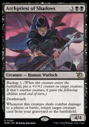 Archpriest of Shadows (Promo Pack) [March of the Machine Promos] | Lots Moore NSW