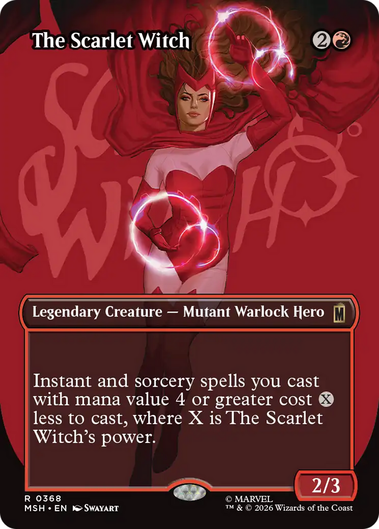 The Scarlet Witch (Borderless) [Marvel Super Heroes] | Lots Moore NSW