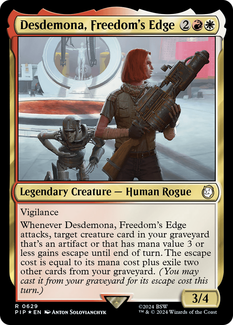 Desdemona, Freedom's Edge (Surge Foil) [Fallout] | Lots Moore NSW