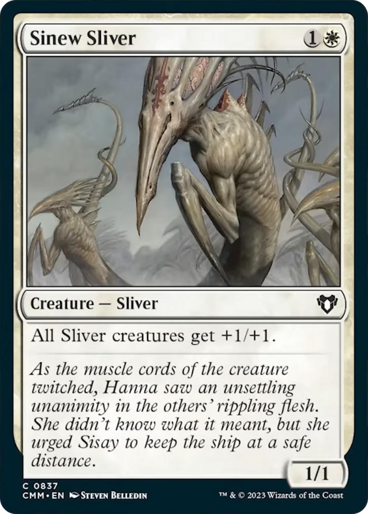 Sinew Sliver [Commander Masters] | Lots Moore NSW