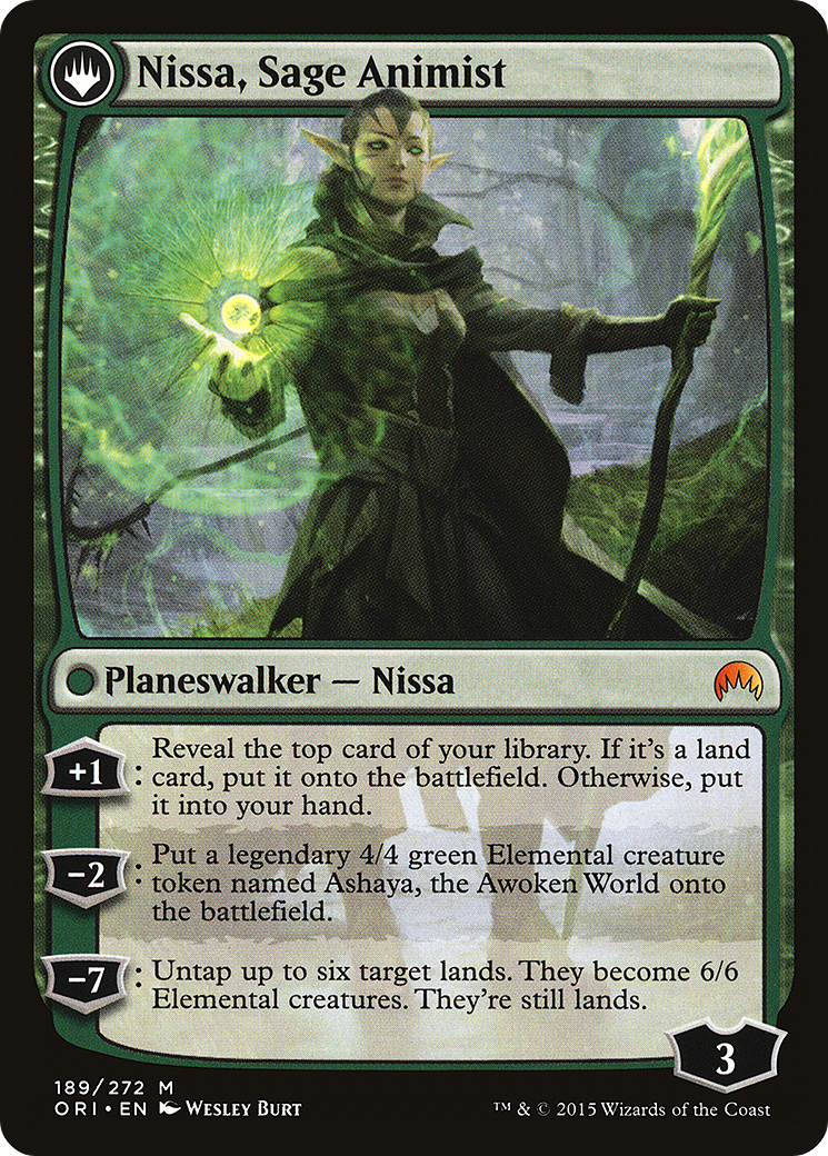 Nissa, Vastwood Seer // Nissa, Sage Animist [Secret Lair: From Cute to Brute] | Lots Moore NSW