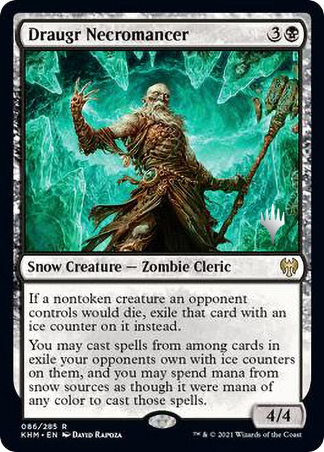 Draugr Necromancer (Promo Pack) [Kaldheim Promos] | Lots Moore NSW