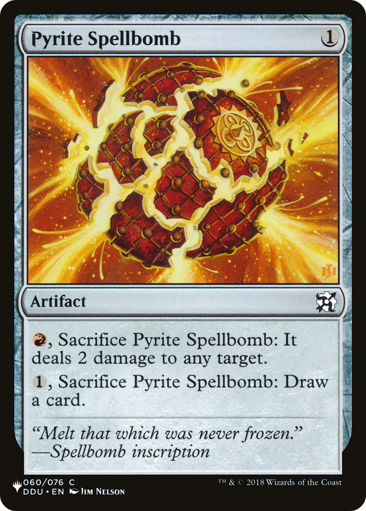 Pyrite Spellbomb [The List] | Lots Moore NSW