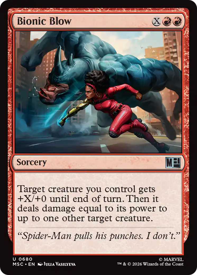 Bionic Blow [Marvel Super Heroes Commander] | Lots Moore NSW