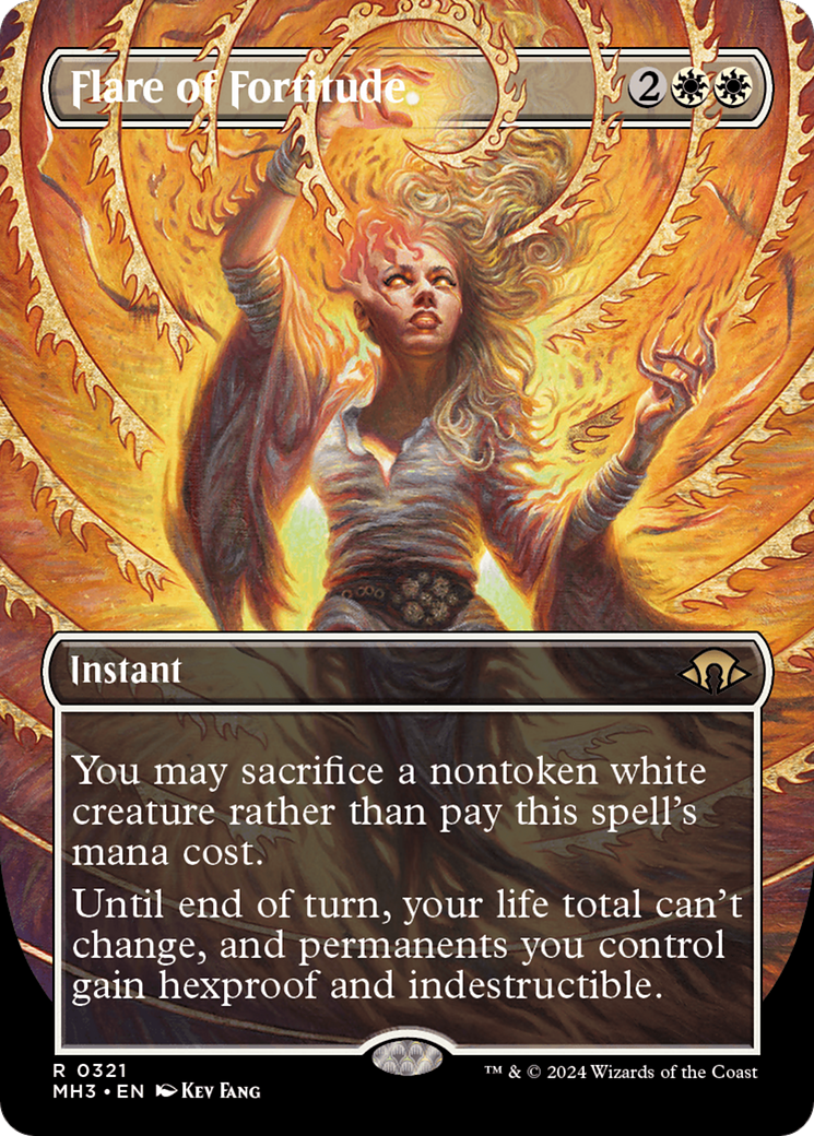 Flare of Fortitude (Borderless) [Modern Horizons 3] | Lots Moore NSW