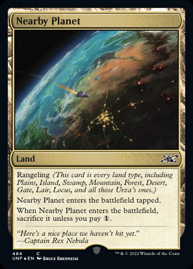 Nearby Planet (Galaxy Foil) [Unfinity] | Lots Moore NSW