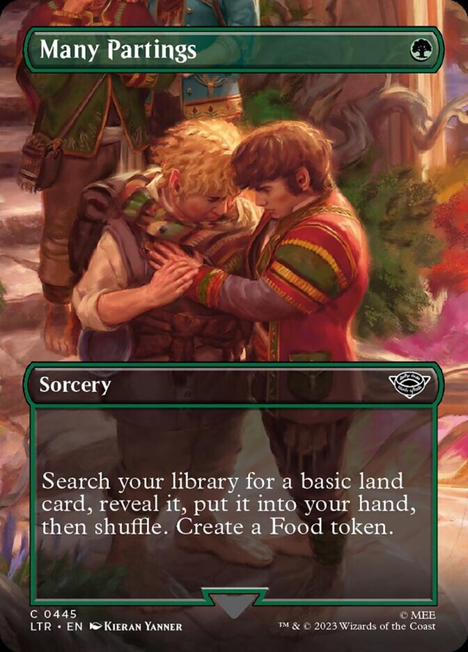 Many Partings (Borderless Alternate Art) [The Lord of the Rings: Tales of Middle-Earth] | Lots Moore NSW