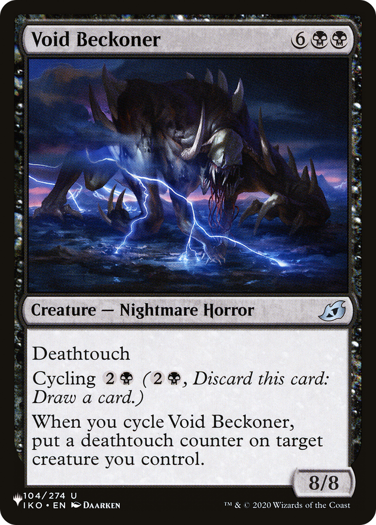 Void Beckoner [The List Reprints] | Lots Moore NSW