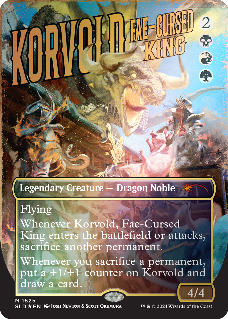 Korvold, Fae-Cursed King (Rainbow Foil) [Secret Lair Drop Series] | Lots Moore NSW