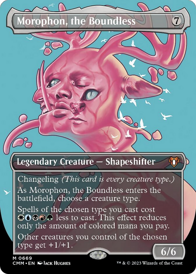 Morophon, the Boundless (Borderless Profile) [Commander Masters] | Lots Moore NSW