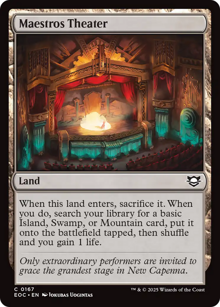 Maestros Theater [Edge of Eternities Commander] | Lots Moore NSW